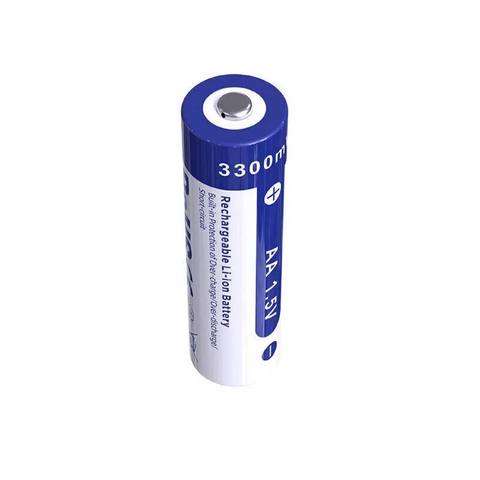 Xtar AA 1.5V ličio jonų įkraunamos baterijos 3300mWh (4 vnt.)