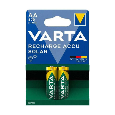 Varta Recharge Accu Solar AA 800mAh įkraunamos baterijos 2 vnt
