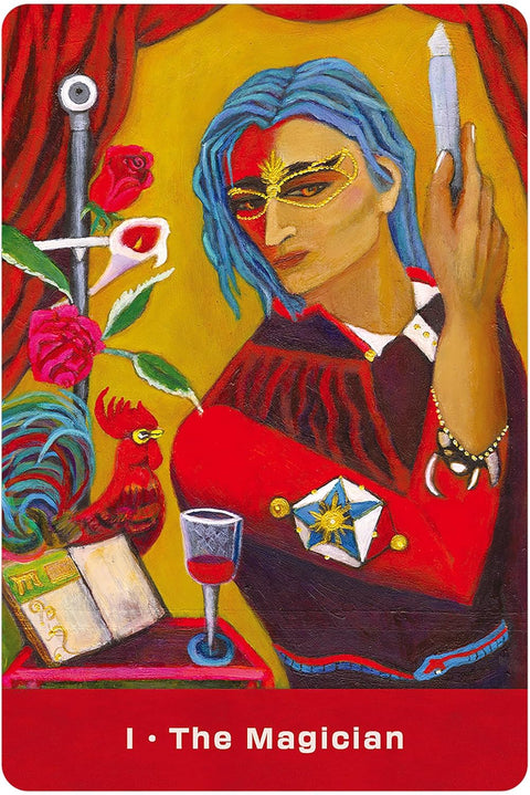 Tarot of H'Arts taro kortos – 79 kortų kaladė su auksiniais kraštais + gidas