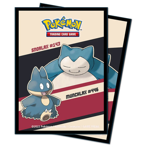 Ultra PRO Pokémon TCG įmautės Snorlax & Munchlax, 65 vnt, standartinės