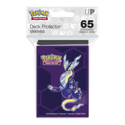 Pokémon TCG Miraidon kortų įmautės Ultra PRO 65 vnt (66x91 mm)
