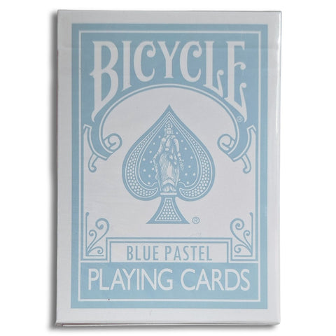 Bicycle Pastel žaidimo kortų kaladė – pastelinė mėlyna, Air-Cushion apdaila