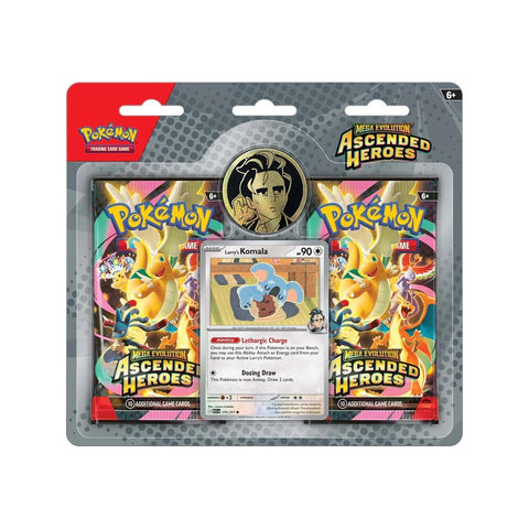 Pokémon TCG Mega Evolution Ascended Heroes Larry blisteris ENG