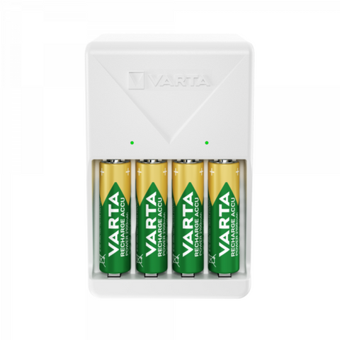Varta Plug Charger baterijų įkroviklis su 4x AA NiMH elementais