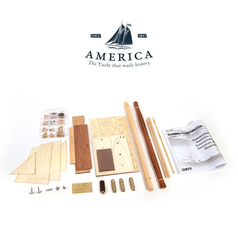 Laivo modeliavimo rinkinys "America 1851" 1:75