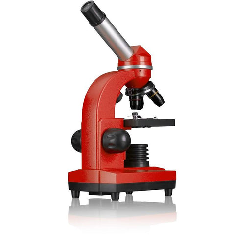 Bresser Junior Biolux SEL mikroskopas 40x-1600x, raudonas