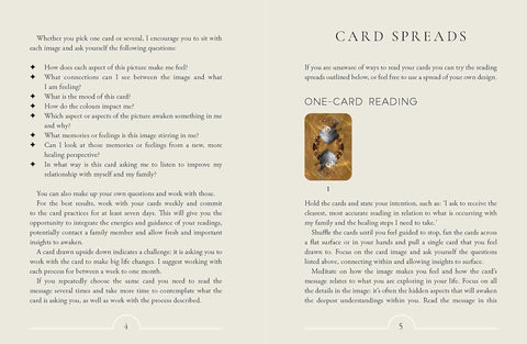 Protėvių gydymo orakulo kortos Ancestral Healing – Rockpool, intuicijai