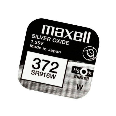 Maxell 372 SR916W sidabro oksido baterijos laikrodžiams 2 vnt.