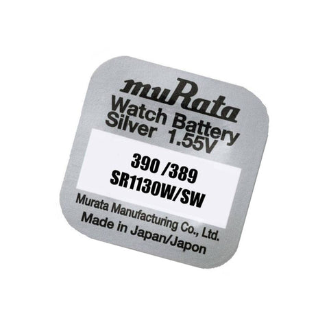 Murata 389/390 SR1130 1,55 V sidabro oksido laikrodžio baterija (1 vnt.)