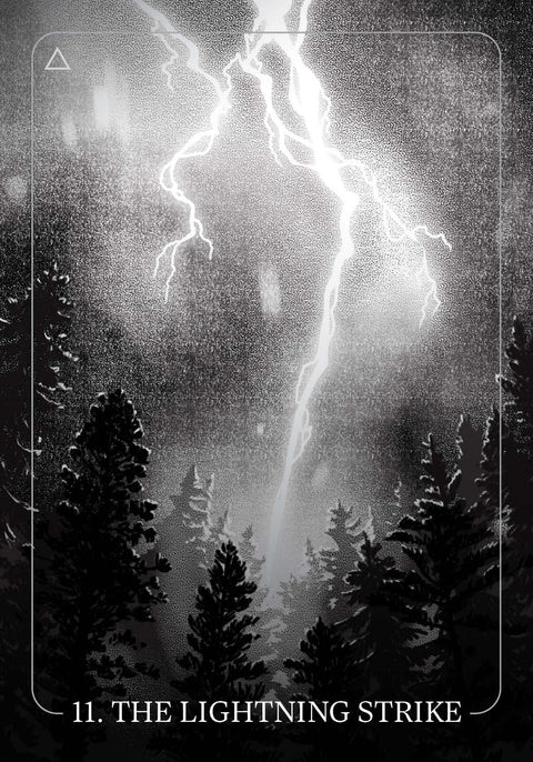 The Bloodlands Oracle pranašavimo kaladė, 42 kortos + vadovas