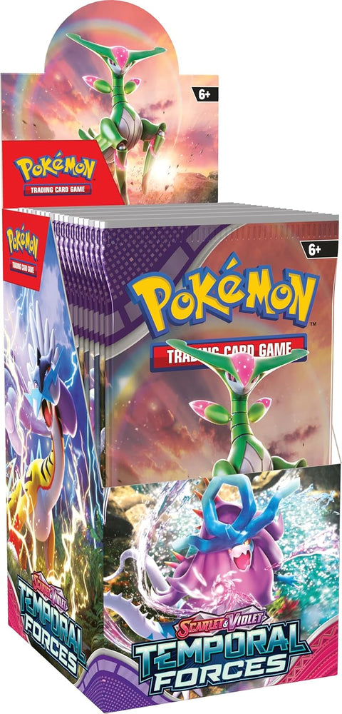 Pokemon Scarlet & Violet Temporal Forces pusė booster dėžės (EN)