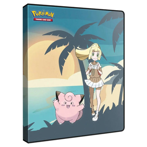 Pokémon Lillie ir Clefairy 9 kišenių kortų albumas Ultra PRO