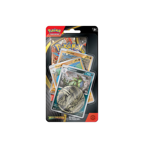 Pokémon Mega evoliucija Tyranitar Premium Checklane Blister su promo folija (EN)