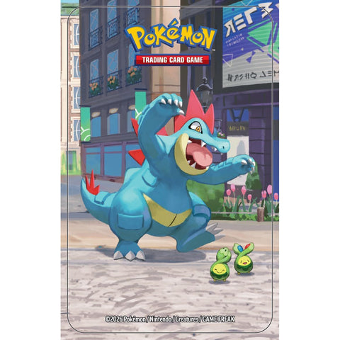 Pokémon TCG Lumiose City Mini Tin Feraligatr metalinė dėžutė (EN)