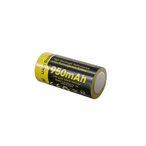 Nitecore NL169 16340 įkraunama ličio jonų baterija 950mAh