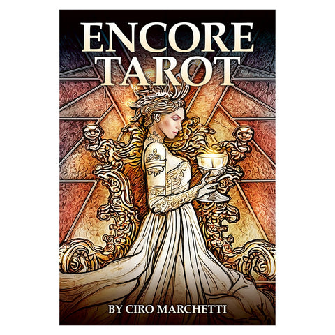 Encore Tarot – Ciro Marchetti taro kaladė su vadovu, 82 kortos