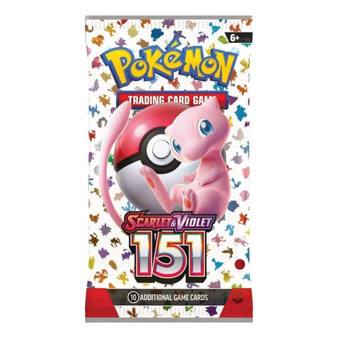 Pokémon TCG Scarlet & Violet 151 booster pakelis, 10 kortų (anglų k.)