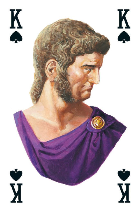 Gladiatoriai – iliustruotos žaidimų kortos, 54 vnt., pokeriui ir triukams