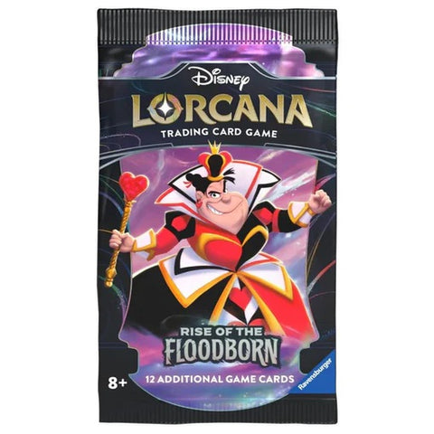 Disney Lorcana Rise of the Floodborn TCG papildymo pakelis, 12 kortų (anglų k.)