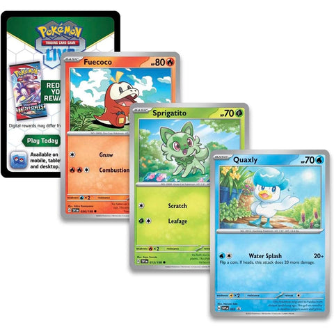 Pokemon TCG Scarlet & Violet Quaxly Paldea kolekcinė dėžė EN