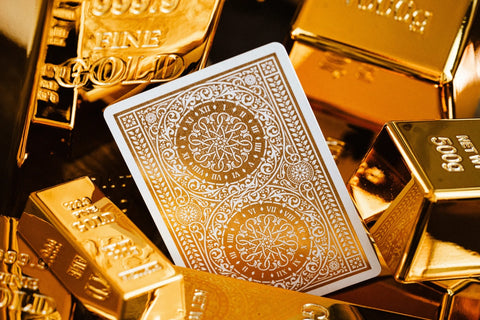 Tycoon Midas Edition jubiliejinės auksinės žaidimo kortos magijai