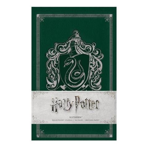 Harry Potter Slytherin kišeninė užrašinė – kieti viršeliai, 192 p.