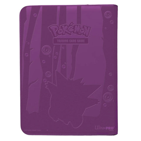 Pokemon Gengar PRO segtuvas su užtrauktuku, 9 kišenės, 360 kortų