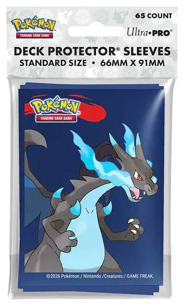 Pokémon TCG Mega Charizard X kortų įmautės 65 vnt. Ultra PRO