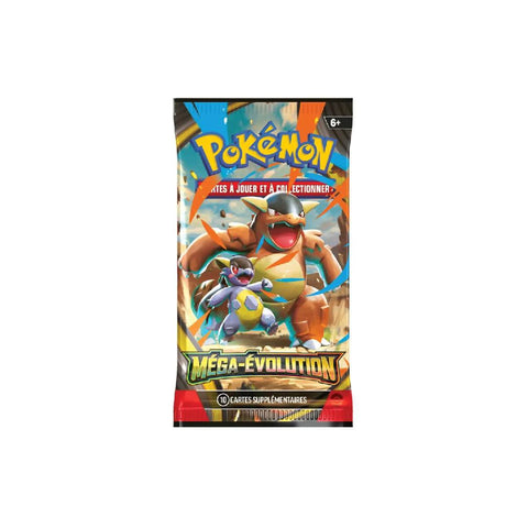 Pokémon TCG Mega Evolution booster papildymo pakuotė FR, 10 kortų