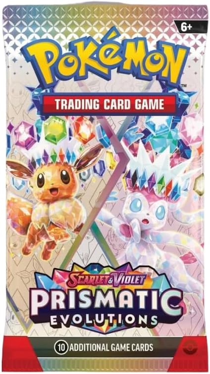 Pokémon Scarlet & Violet Prismatic Evolutions boosteris (10 kortų, EN)
