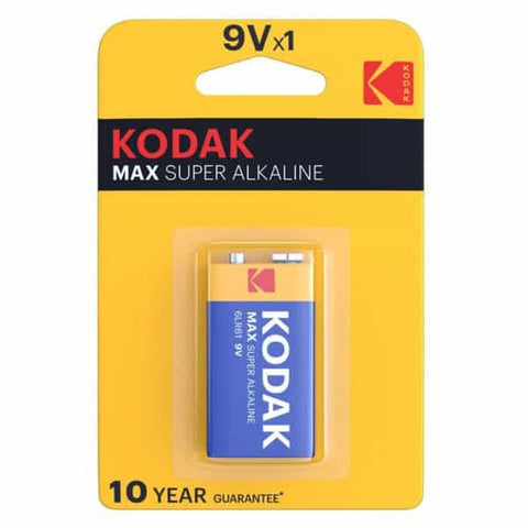 Kodak Max 9V šarminė baterija, ilgalaikė galia, 1 vnt