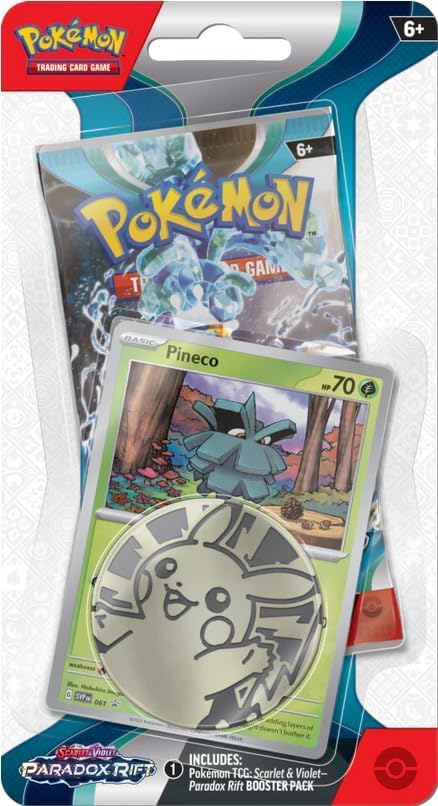 Pokémon TCG Paradox Rift Pineco Checklane papildymas kolekcionieriams