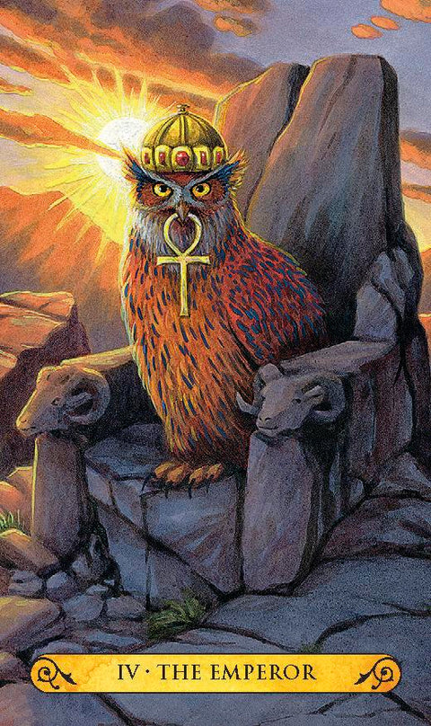 Llewellyn Tarot of the Owls mini tarot kortos – pelėdų išmintis