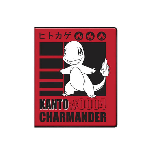 Charmander Pokémon kortelių albumas 4 kišenės kolekcininkams