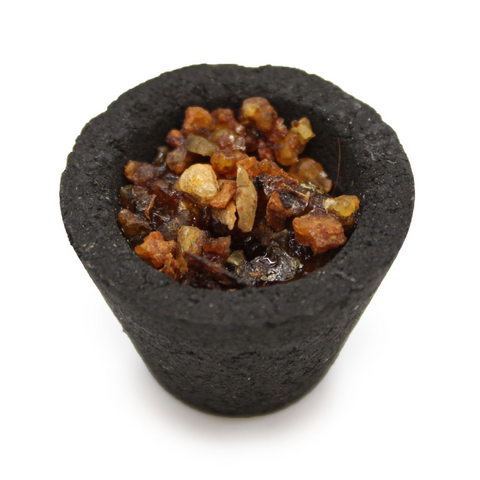 Miros dervos smilkalų puodeliai, 12 vnt + laikiklis – AW Aromatics