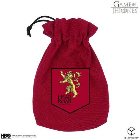 Game of Thrones Lannister kauliukų maišelis su liūtu – Q Workshop