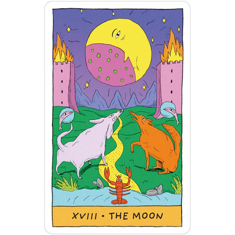 Whimsical Witch Tarot kortos vaikams ir suaugusiems metalinėje dėžutėje