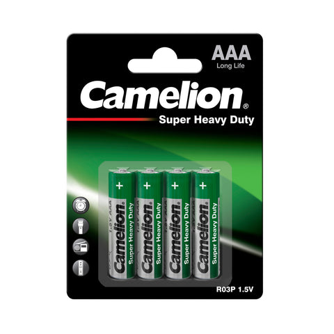 Camelion AAA cinko anglies baterijos 1.5V, rinkinys 4 vnt.