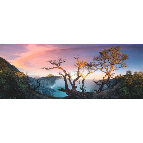 Ravensburger panoraminė dėlionė „Rūgštinis Idženo ežeras, Java“, 1000 det.