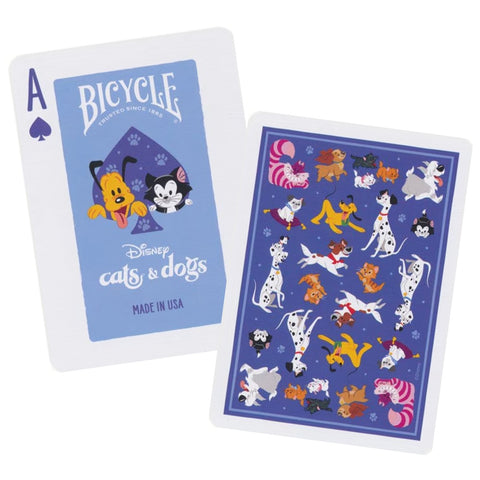 Bicycle Disney Šunys ir Katės žaidimo kortos – šeimai, pokeriui, kolekcijai