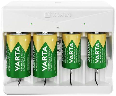 Varta universalus baterijų įkroviklis AA AAA C D 9V USB-C