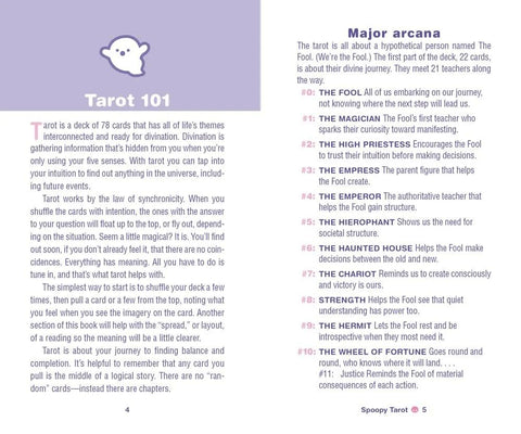 Spoopy Tarot kortos – kawaii žaviai baisios, 78 kortos + angliškas vadovas
