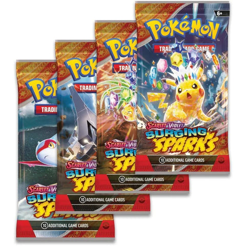 Pokémon Surging Sparks Build & Battle rinkinys – TCG starto dėžė