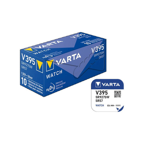 Varta 395 SR927SW laikrodžio baterijos (sidabro oksido), 10 vnt.