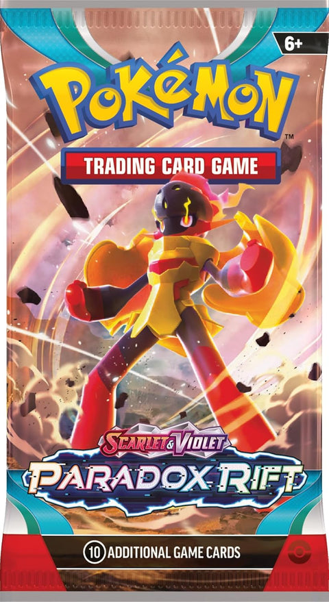 Pokémon TCG Paradox Rift booster pakelis, 10 kortų (anglų k.)