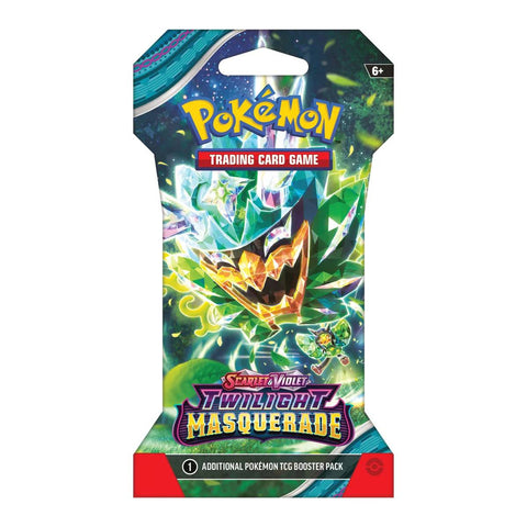 Pokémon TCG Scarlet & Violet Twilight Masquerade Sleeved Booster 10 kortų