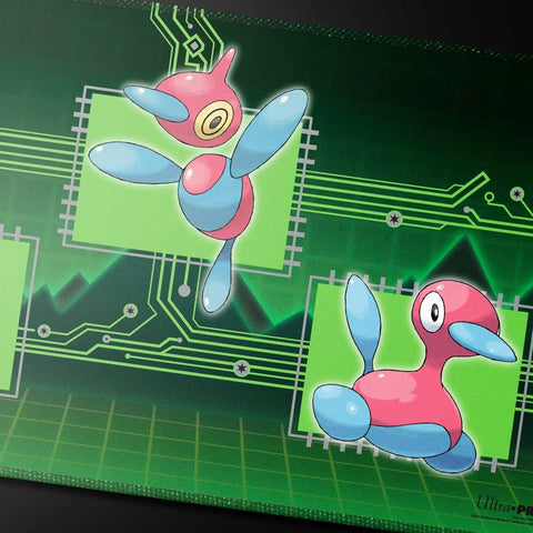 Pokemon Porygon evoliucijos premium TCG žaidimo kilimėlis