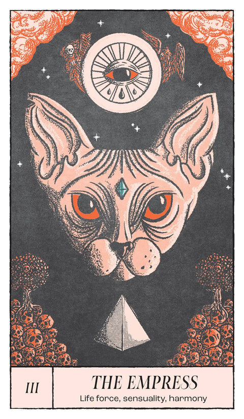 Crossed Destinies tarot kortos – Marselio stiliaus tamsi kaladė