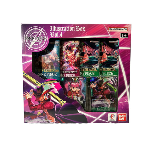 One Piece TCG Illustration Box 2025 – kolekcinė kortų dėžė
