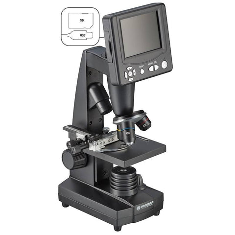 Skaitmeninis LCD mikroskopas iki 2000x vaikams ir moksleiviams, 5 m. garantija